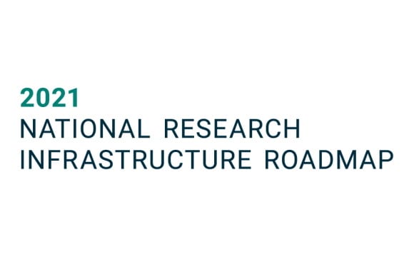 The logo of the 2021 National Research Infrastructure Roadmap