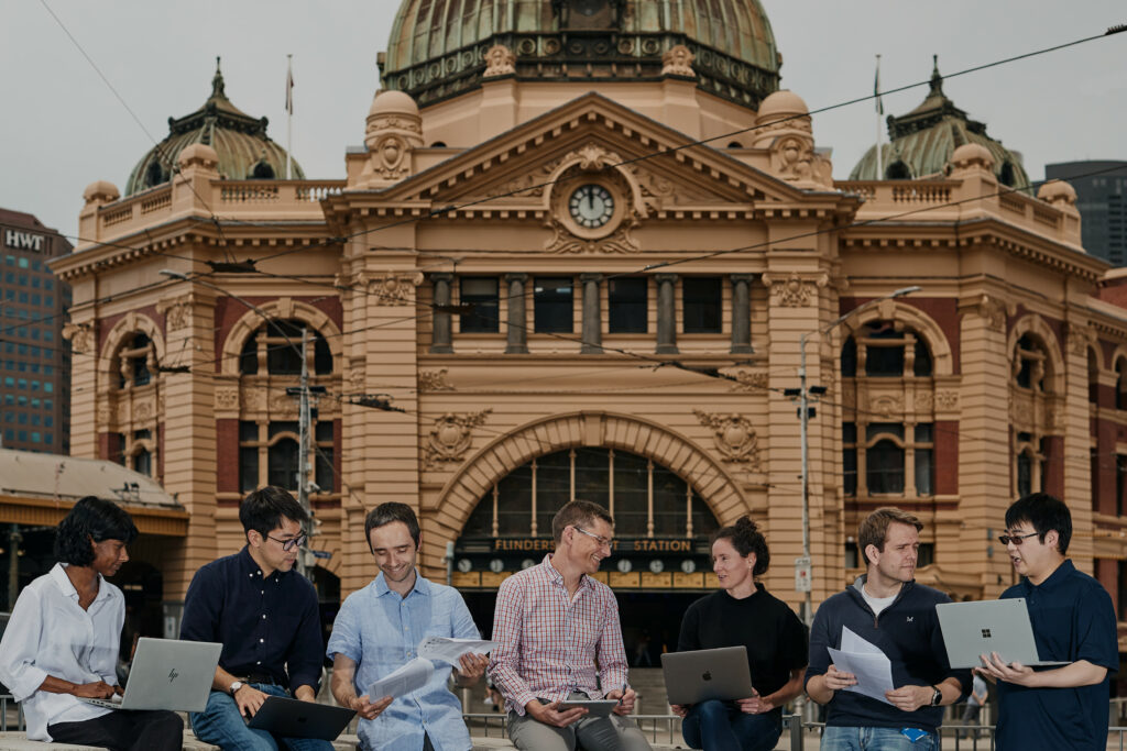 Members of the Infectious Disease Modelling team at the University of Melbourne