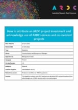 How to attribute an ARDC project investment and acknowledge use of ARDC services and co-invested projects cover image