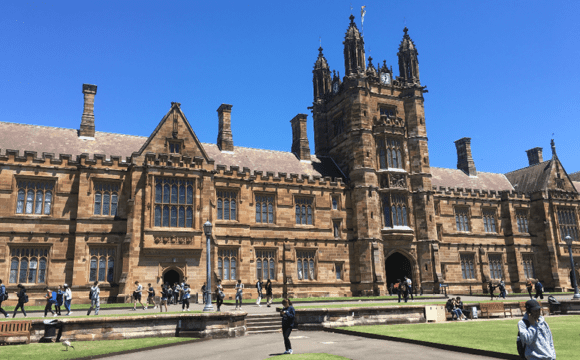 The Victorian quadrangle of the University of Sydney