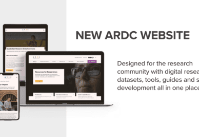 New ARDC Website images of our website on desktop, phone and tablet
