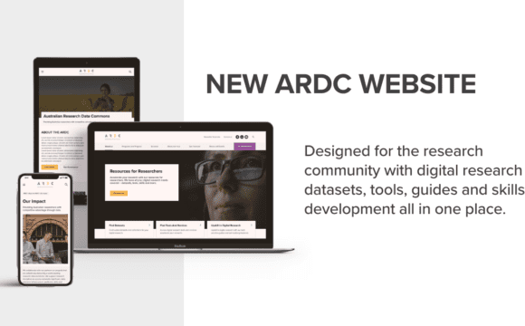 New ARDC Website images of our website on desktop, phone and tablet