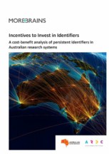Cover image of the Incentives to Invest in Identifiers Report by MoreBrains - AAF and ARDC