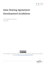 Cover of the A R D C's Data Sharing Agreement Development Guidelines