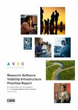 Cover of the Research Software Visibility Infrastructure Priorities Report