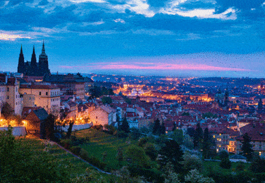 view of Prague-Praha- Czech Republic - at dusk. Image: Frantisek Zelinka/Unsplash