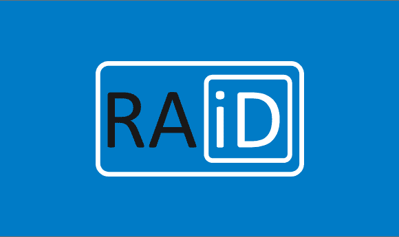 RAiD logo on blue background